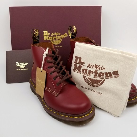 Dr. Martens Shoes - RARE Dr. Martens 101 Vintage Oxblood Leather Ankle Boots